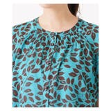 プリントノーカラーブラウス | Leilian PLUS HOUSE | 詳細画像11