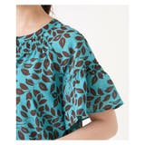 プリントノーカラーブラウス | Leilian PLUS HOUSE | 詳細画像13