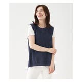 ニットベスト | Leilian PLUS HOUSE | 詳細画像1