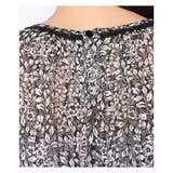 ボタニカル柄7分袖スモックブラウス | Leilian | 詳細画像5