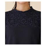 レース切替ミディ丈ワンピース | Leilian PLUS HOUSE | 詳細画像12