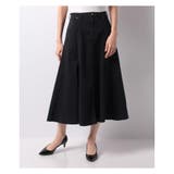 ブラック | ミディ丈フレアスカ-ト | Leilian PLUS HOUSE