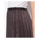 スエード調プリーツロングスカート | Leilian | 詳細画像18