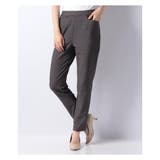 ブラウン系 | ストレッチクロップドパンツ | Leilian