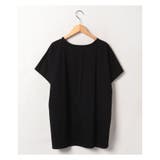 イラスト柄切り替えクルーネックカットソー | Leilian PLUS HOUSE | 詳細画像3