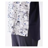 イラスト柄切り替えクルーネックカットソー | Leilian PLUS HOUSE | 詳細画像14