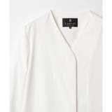 Vネックノーカラーコート | LANVIN COLLECTION | 詳細画像12