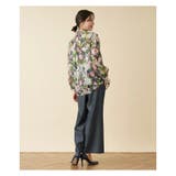 フラワープリントブラウス | Leilian PLUS HOUSE | 詳細画像4