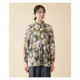 フラワープリントブラウス | Leilian PLUS HOUSE | 詳細画像5