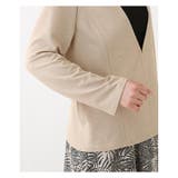 ノーカラーVネックジャケット | Leilian PLUS HOUSE | 詳細画像16