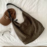 KHAKI | レオパードショルダーバッグ | LETee