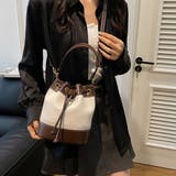 バイカラー巾着ショルダーBAG | LETee | 詳細画像2
