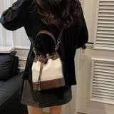 バイカラー巾着ショルダーBAG | LETee | 詳細画像4