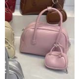 PINK | ミニポーチ付ボストンバッグ | LETee