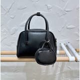 BLACK | ミニポーチ付ボストンバッグ | LETee