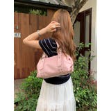 PINK | ボストンバッグ スタッズベルテッド | LETee