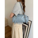 BLUE | ロングハンドルボストンバッグ ボスサイズポケット | LETee