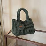 ニットハンドバッグ/ニット素材/マチあり/ちびポーチ付 | LETee | 詳細画像18