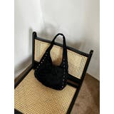 BLACK | スウェードショルダートートバッグ | LETee