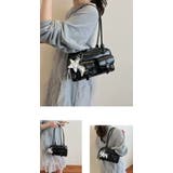 BLACK | ロングハンドルハンドバッグ | LETee