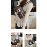 BROWN | ロングハンドルハンドバッグ | LETee