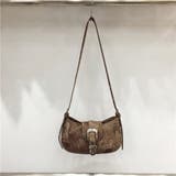 BROWN | ベルトロックサドルバッグ | LETee
