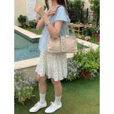 BEIGE | スタッズショルダーバッグ | LETee