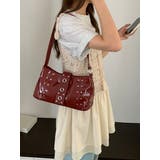 RED | スタッズショルダーバッグ | LETee