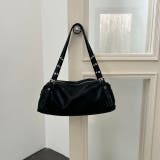 BLACK | 合皮ショルダーバッグ | LETee