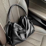 BLACK | 合皮ハンドバッグ | LETee