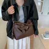 BROWN | 合皮ハンドバッグ | LETee