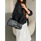 BLACK | 合皮ハンドバッグ | LETee