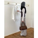 キャンバス地ヒョウ柄ハンドバック | LETee | 詳細画像9