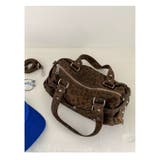 キャンバス地ヒョウ柄ハンドバック | LETee | 詳細画像11