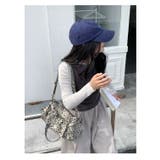 IVORY | キャンバス地ヒョウ柄ハンドバック | LETee