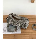 キャンバス地ヒョウ柄ハンドバック | LETee | 詳細画像15