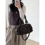 キャンバス地ヒョウ柄ハンドバック | LETee | 詳細画像3