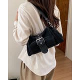 BLACK | 合皮ショルダーバッグ | LETee