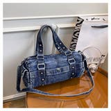 BLUE | ボストンバッグ デニム | LETee