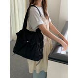 BLACK | シャーリングトートバッグ | LETee
