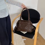 BROWN | 合皮ショルダーバッグ | LETee