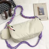 IVORY | カラフルなロープ カジュアルショルダーバッグ★ミニポーチ付き★ | LETee