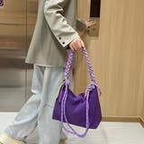 PURPLE | カラフルなロープ カジュアルショルダーバッグ | LETee