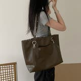 BROWN | リバーシブル トートバッグ | LETee
