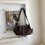 BROWN | 合皮ショルダーバッグ | LETee