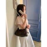 BROWN | 合皮ショルダーバッグ | LETee