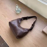BROWN | 合皮ハンドバッグ | LETee