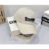 BEIGE | BROOKLYN刺繍CAP | LETee