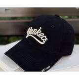 BLACK | 刺繍ロゴCAP | LETee