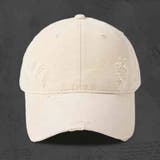 BEIGE | ダメージ&かすれプリントCAP | LETee